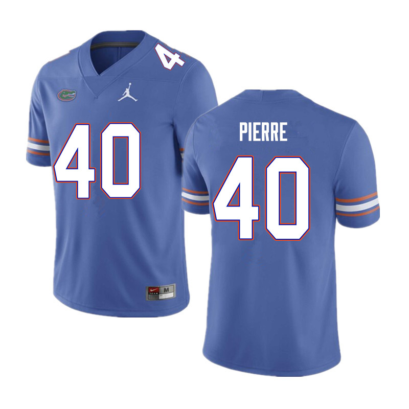 Men #40 Jesiah Pierre Florida Gators College Football Jerseys Sale-Blue